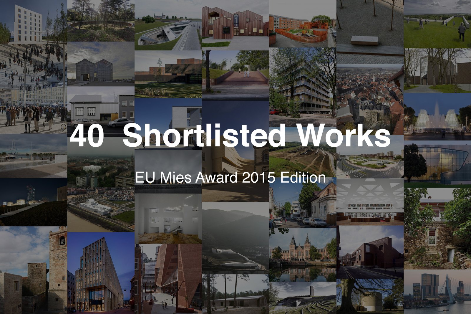 ROZET op de shortlist “Mies van der Rohe Award”