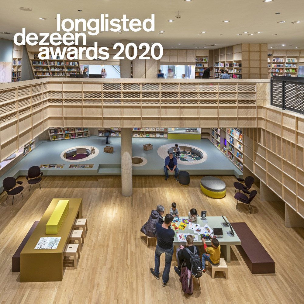LONGISTED DEZEEN AWARD INTERIEUR FORUM GRONINGEN